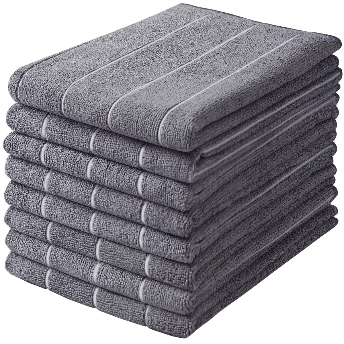 HYER KITCHEN microfiber towels highlight absorbency for fast cleanup