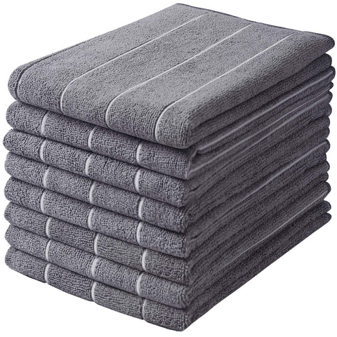 HYER KITCHEN microfiber towels highlight absorbency for fast cleanup