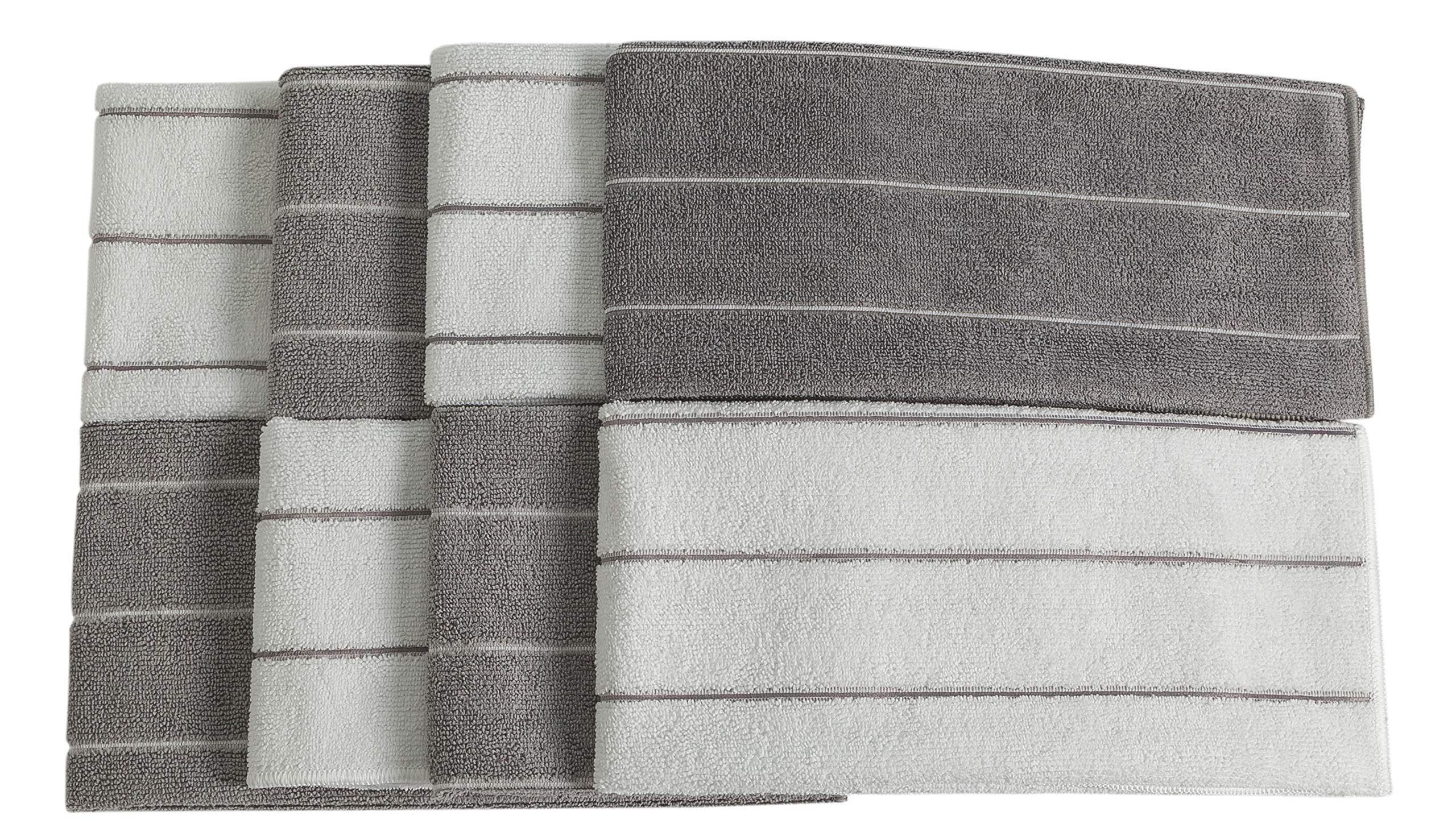 HYER KITCHEN towels feature durable sewing to keep shape after washing.