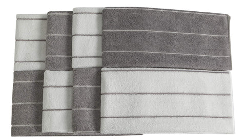 HYER KITCHEN towels feature durable sewing to keep shape after washing.