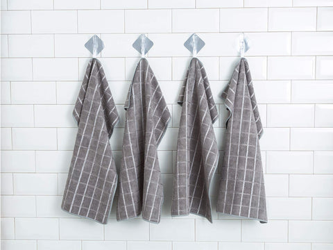 HYER KITCHEN 26x18 towels resist shrinking and keep shape after washing.
