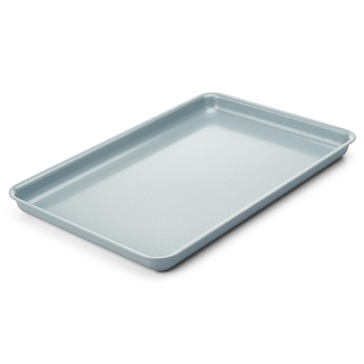 HYGGEOXY ceramic baking sheet 15x10 top view, smooth non-stick surface