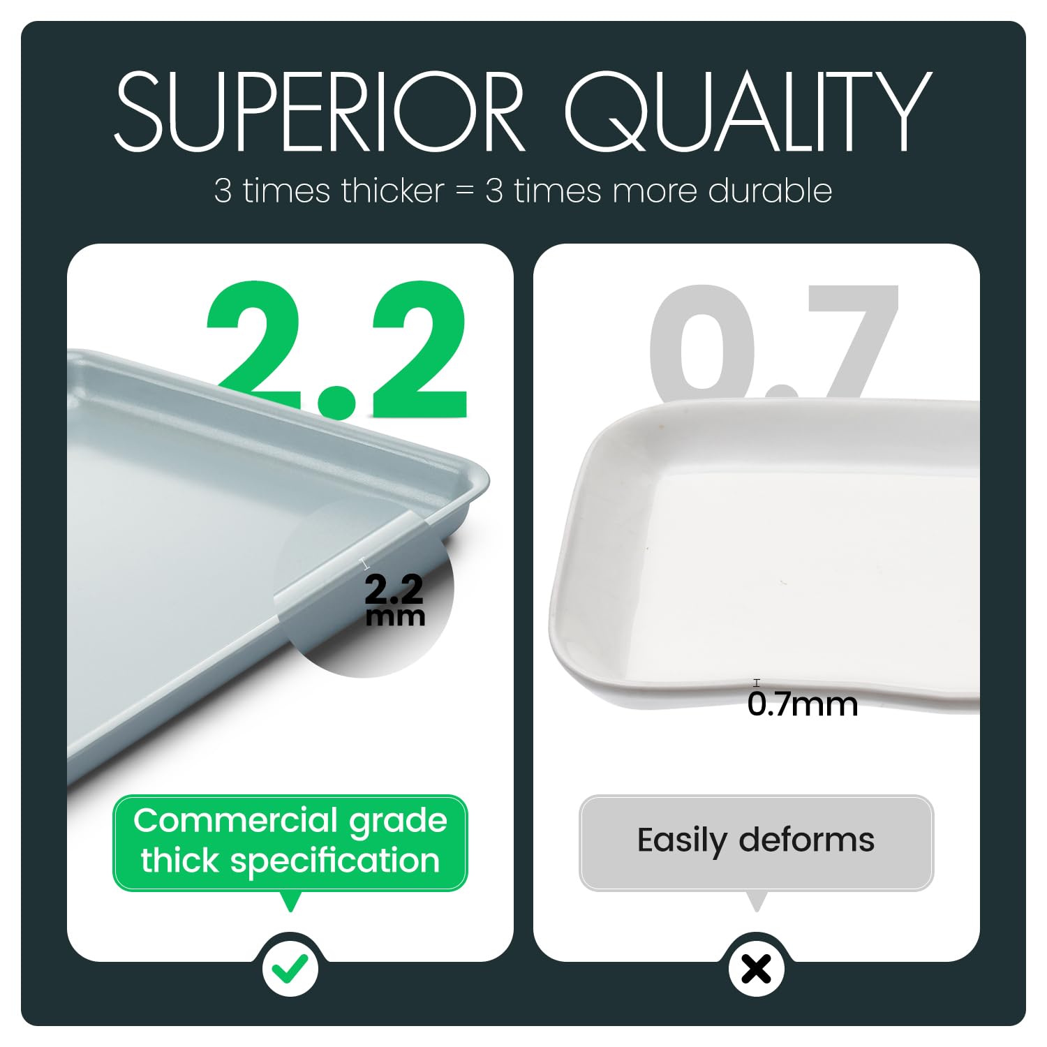 HYGGEOXY 2.2mm thick edge detail highlights durability