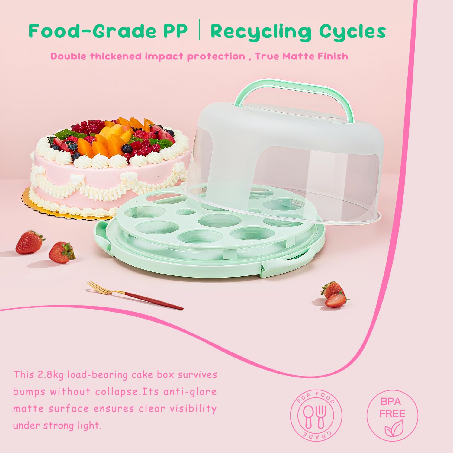 HYLCWTH BPA free polypropylene material for food safety and freshness
