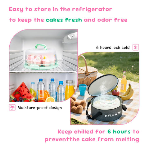HYLCWTH complete cake tray set for events and gatherings