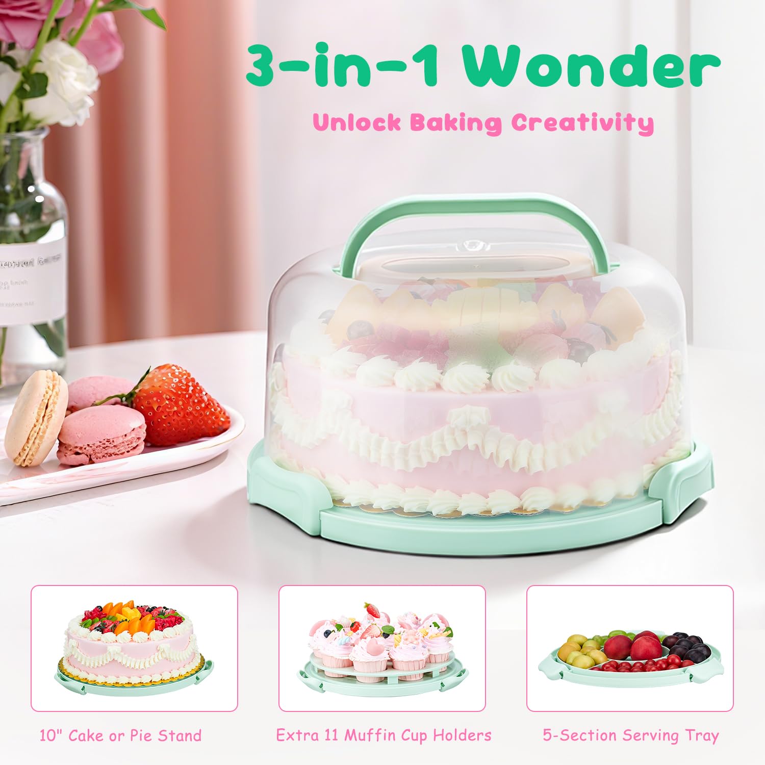 HYLCWTH portable insulated bag protects cake during transport