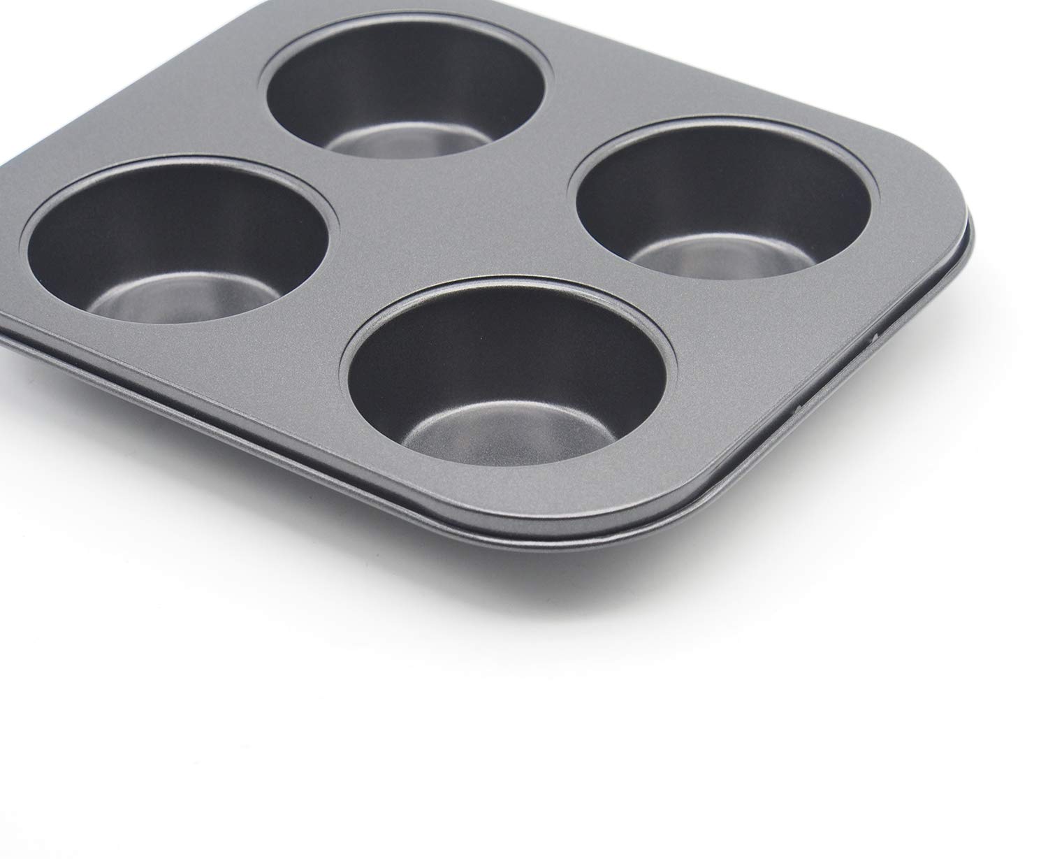 HYTK muffin pan coating close-up highlights non-stick toxin-free surface