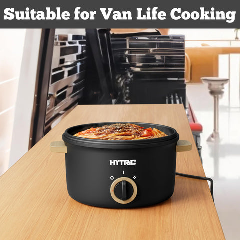 HYTRIC easy-clean surface simplifies post-meal cleanup and maintenance.