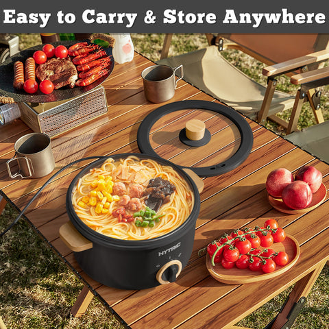HYTRIC hot pot with circular heating for even heat distribution.
