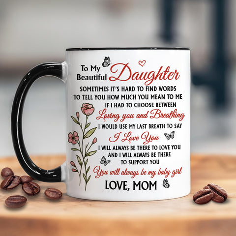 Hyturtle To My Daughter mug, gift-ready packaging for easy gifting.