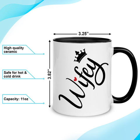 Hyturtle Wife Mug 11oz print detail highlighting crisp colors