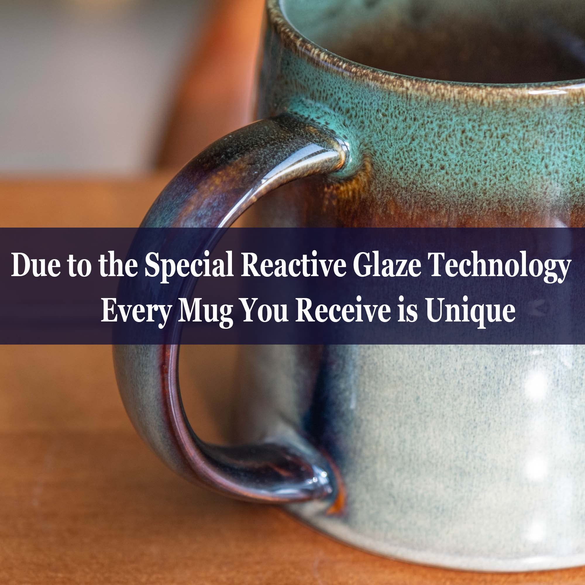 HYTYSKAR close-up of the reactive glaze highlighting unique handmade texture.
