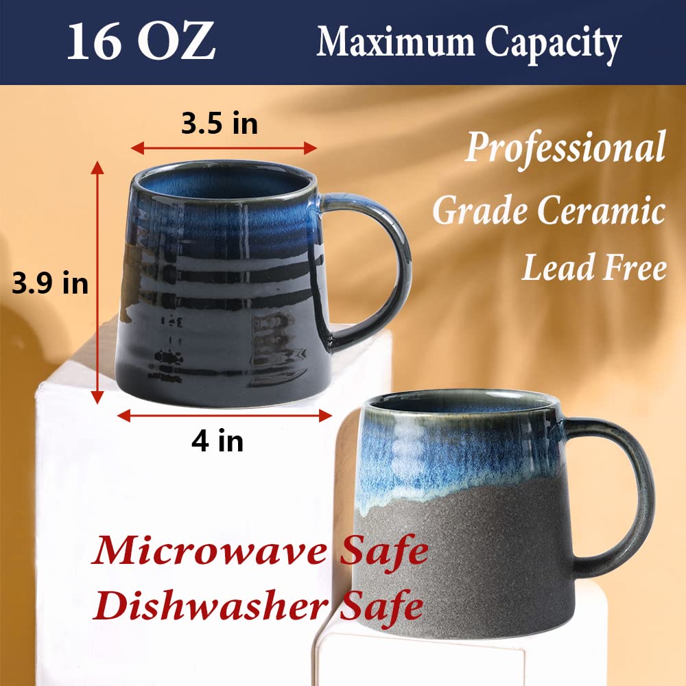 HYTYSKAR mug showing a wide base for enhanced stability on desks.