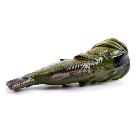 HYYF bass fish bottle opener green, ready as a gift for outdoors lovers.