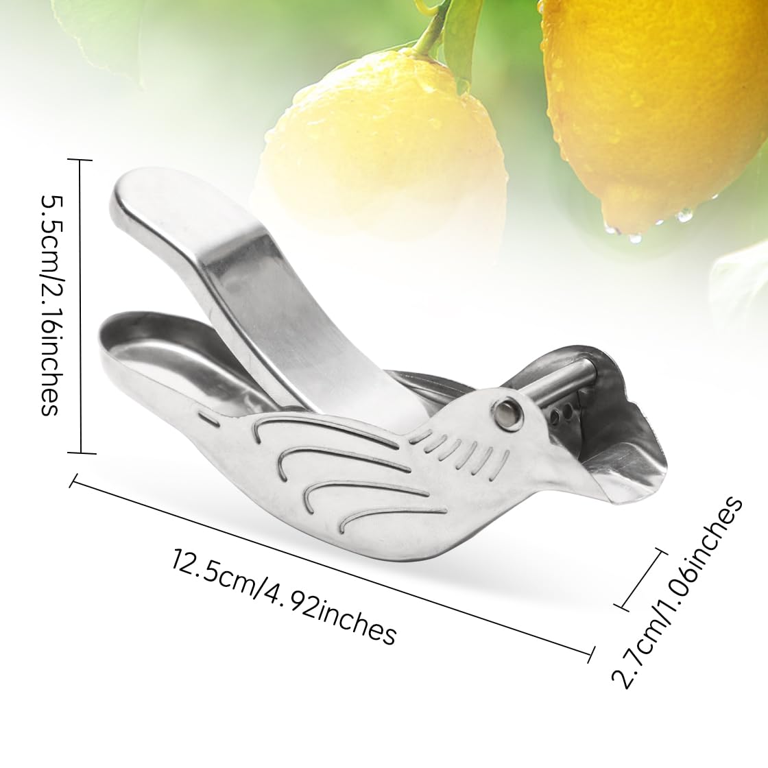 HyzaPhix lemon juicer set stored neatly in a drawer