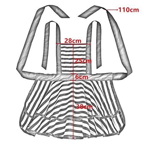 Hyzrz Lovely Handmade Cotton Retro Apron on model; red color adds retro charm.