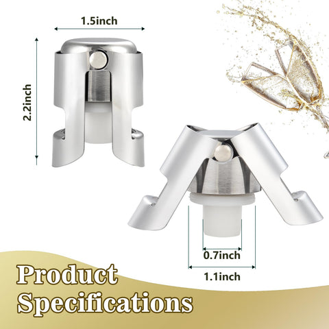 High gloss chrome finish on I-MART stopper highlighting durable design