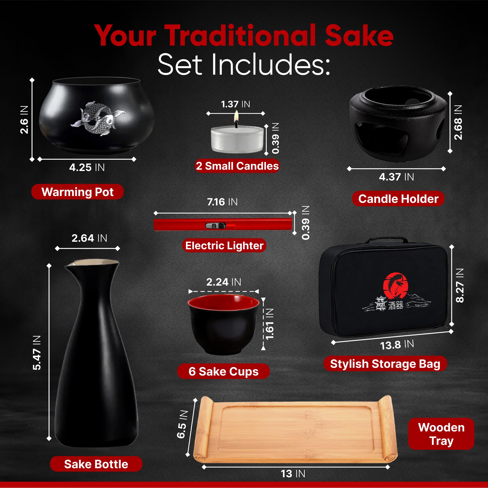 i2 Home sake set six cups close-up showcases porcelain craftsmanship for elegant rituals