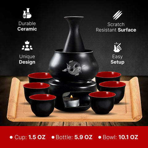 i2 Home non-electric warmer keeps sake warm for intimate tastings