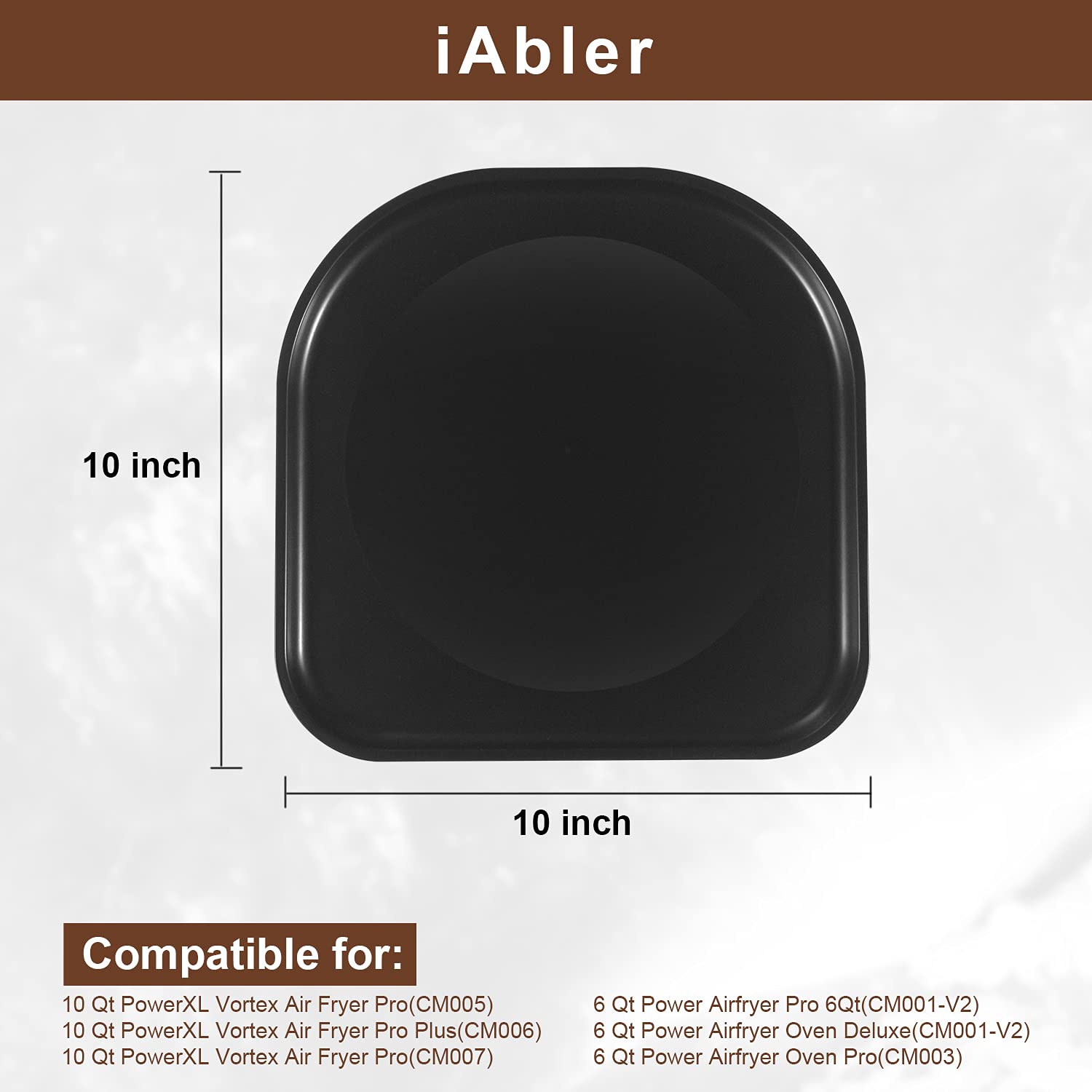 iabler air fryer drip tray for PowerXL Vortex 10qt Plus prevents mess during cooking