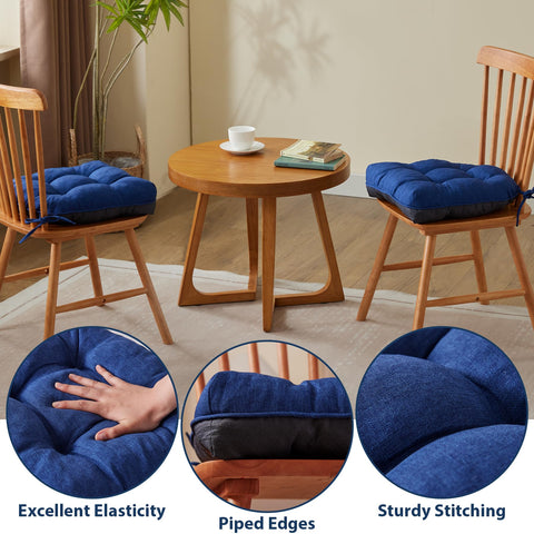 IASEAHK chair pads are machine washable for easy care