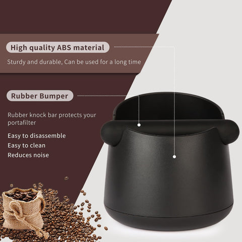 IAOSEN knock box anti-slip base keeps the surface stable during use