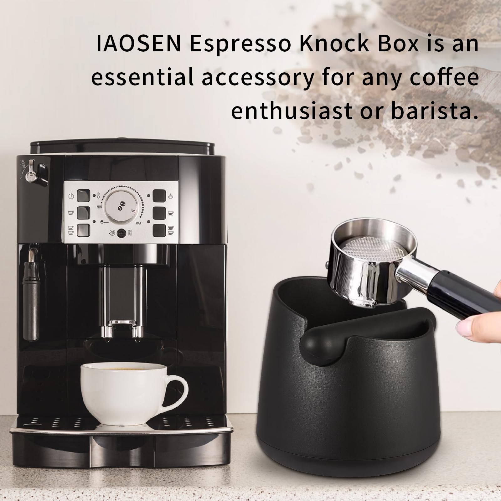 IAOSEN knock box made from durable ABS material for long-lasting use
