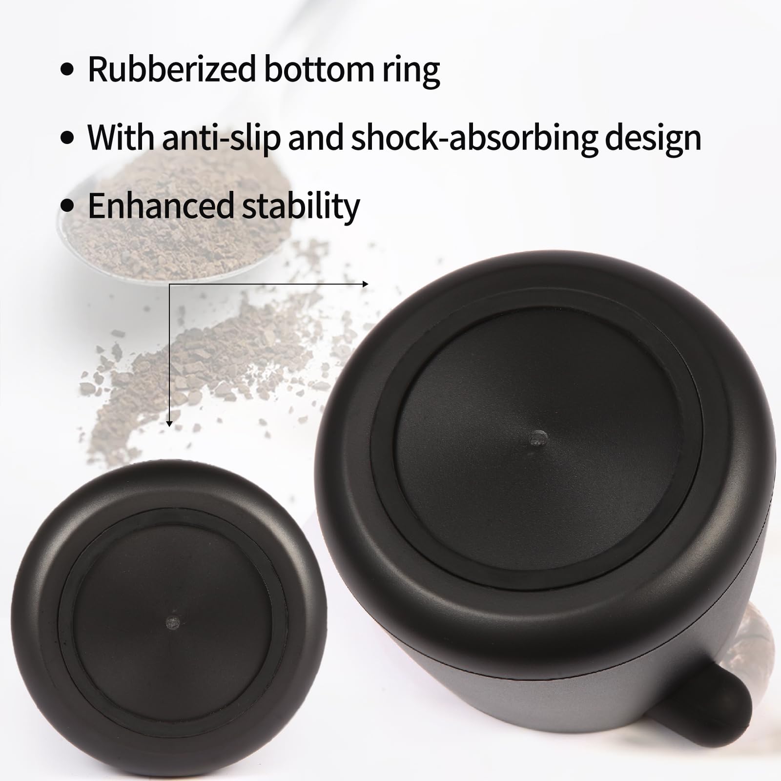 IAOSEN knock box removable bar makes cleaning easy after brewing