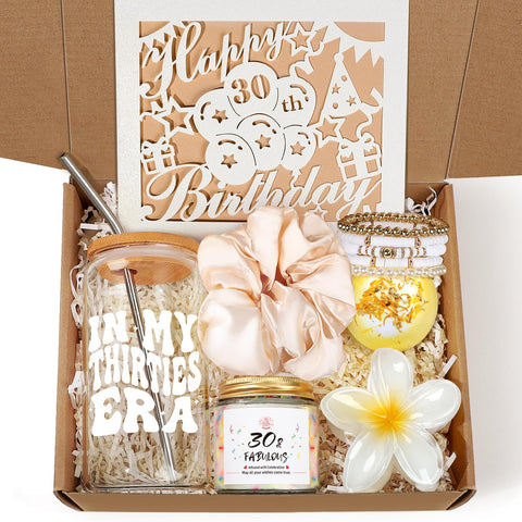 iaovueby 30th birthday gift set cup — durable borosilicate glass for everyday coffee