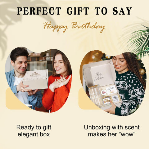 iaovueby birthday gift box bluebell candle adds a calming fragrance to any space