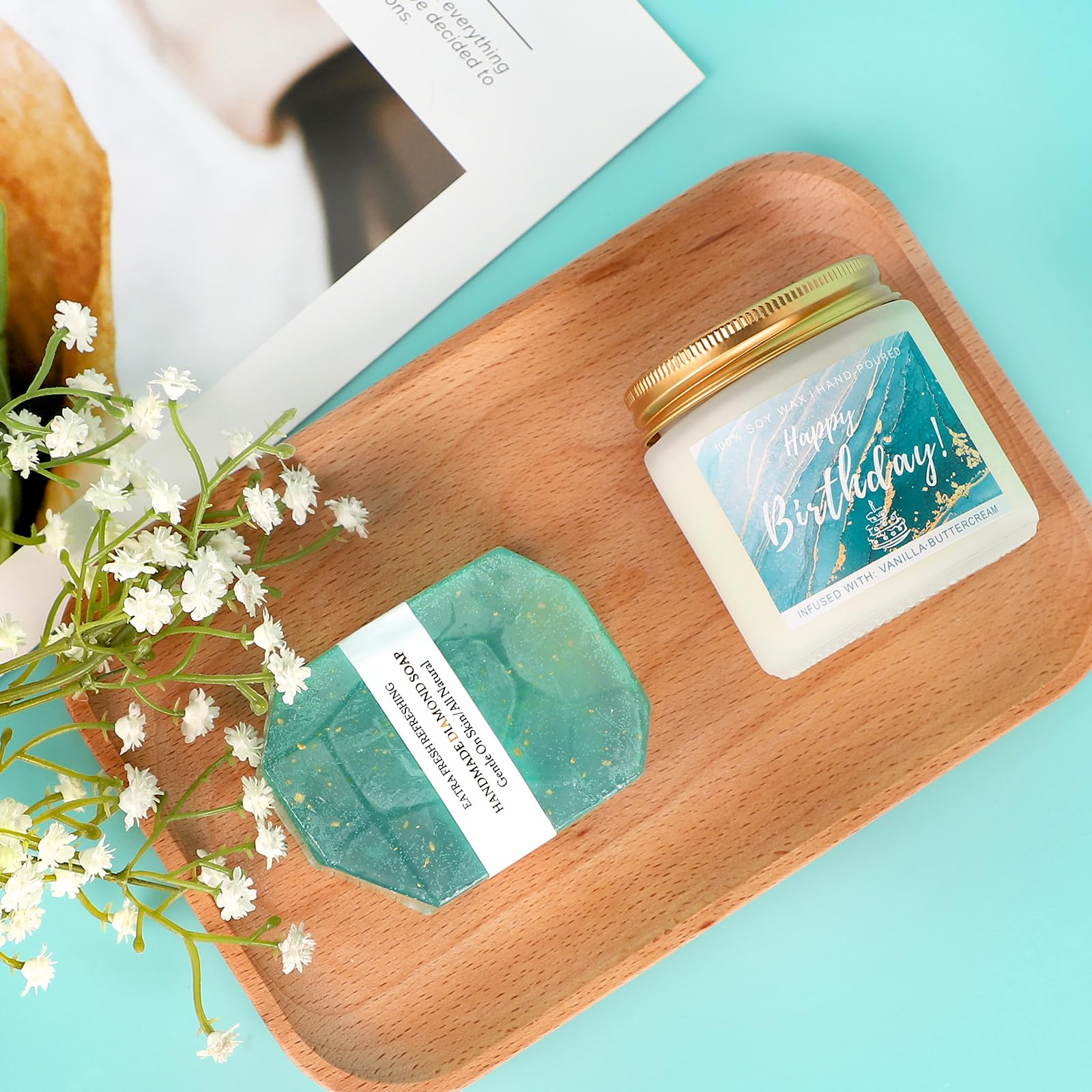 iaovueby diamond soap adds a sparkle to self-care routine.