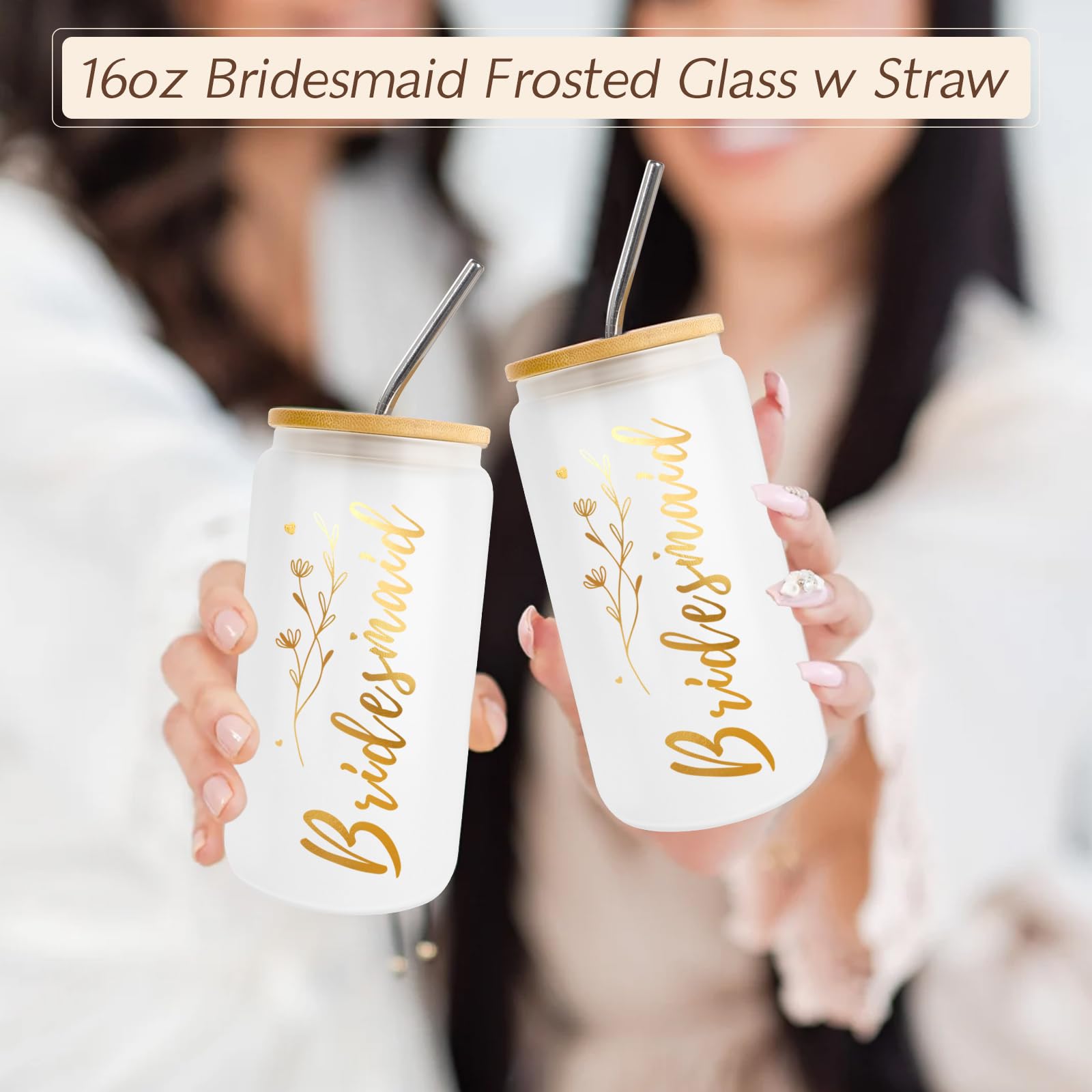 iAOVUEBY knot bracelet with card as a keepsake for bridesmaids
