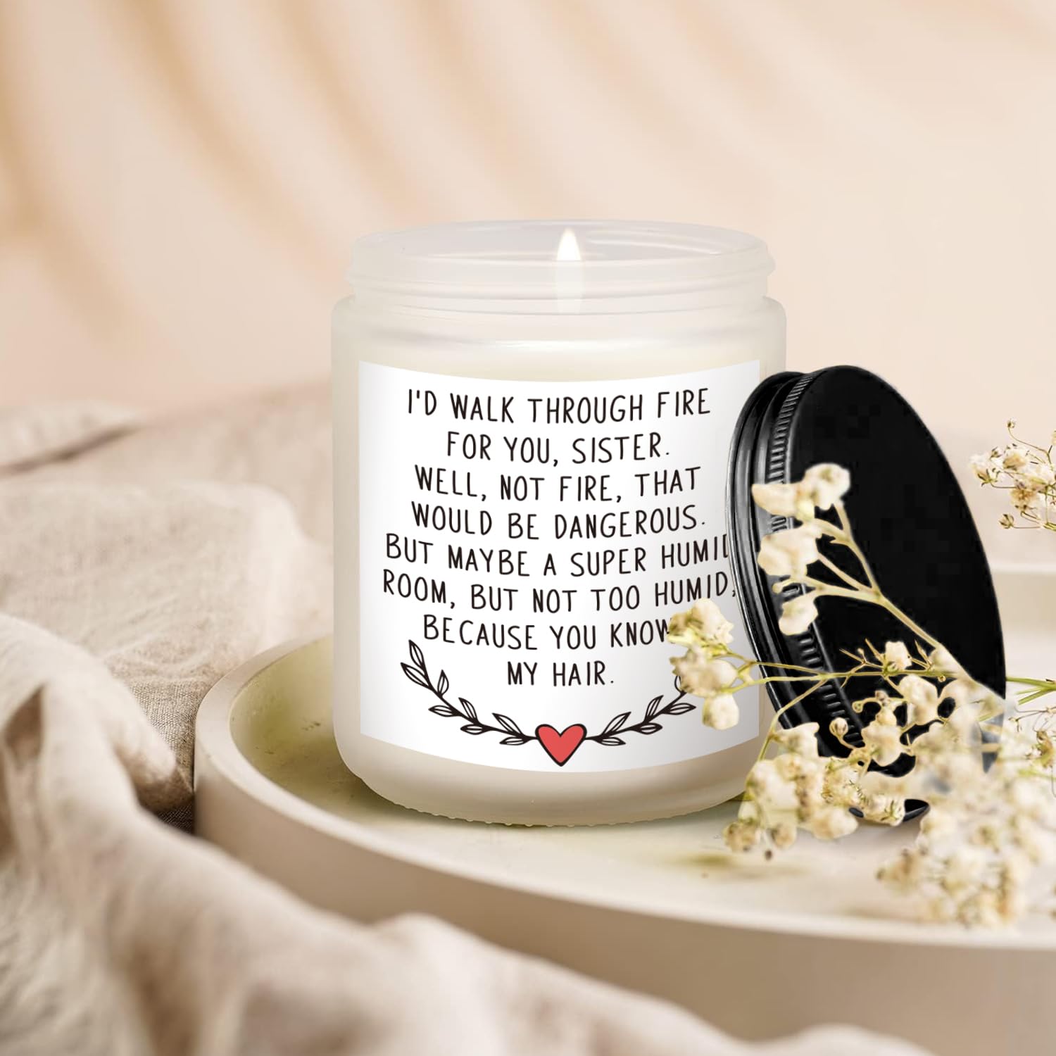 iaovueby lavender candle with calming scent for relaxing spaces