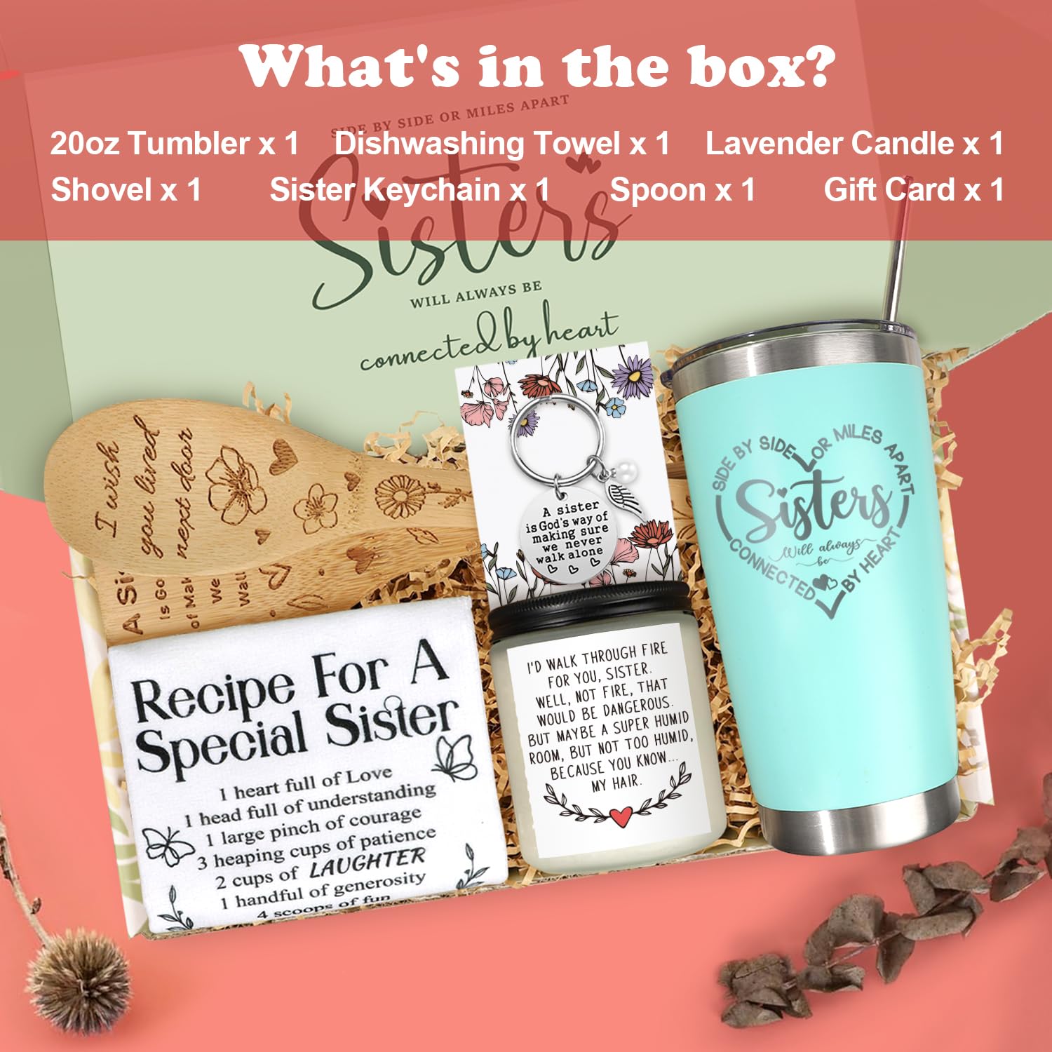 iaovueby sister spoons beechwood with messages for cooking moments