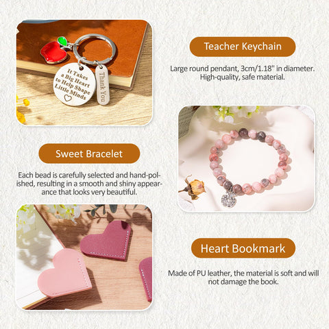 iAOVUEBY teacher keychain, a practical everyday keepsake.