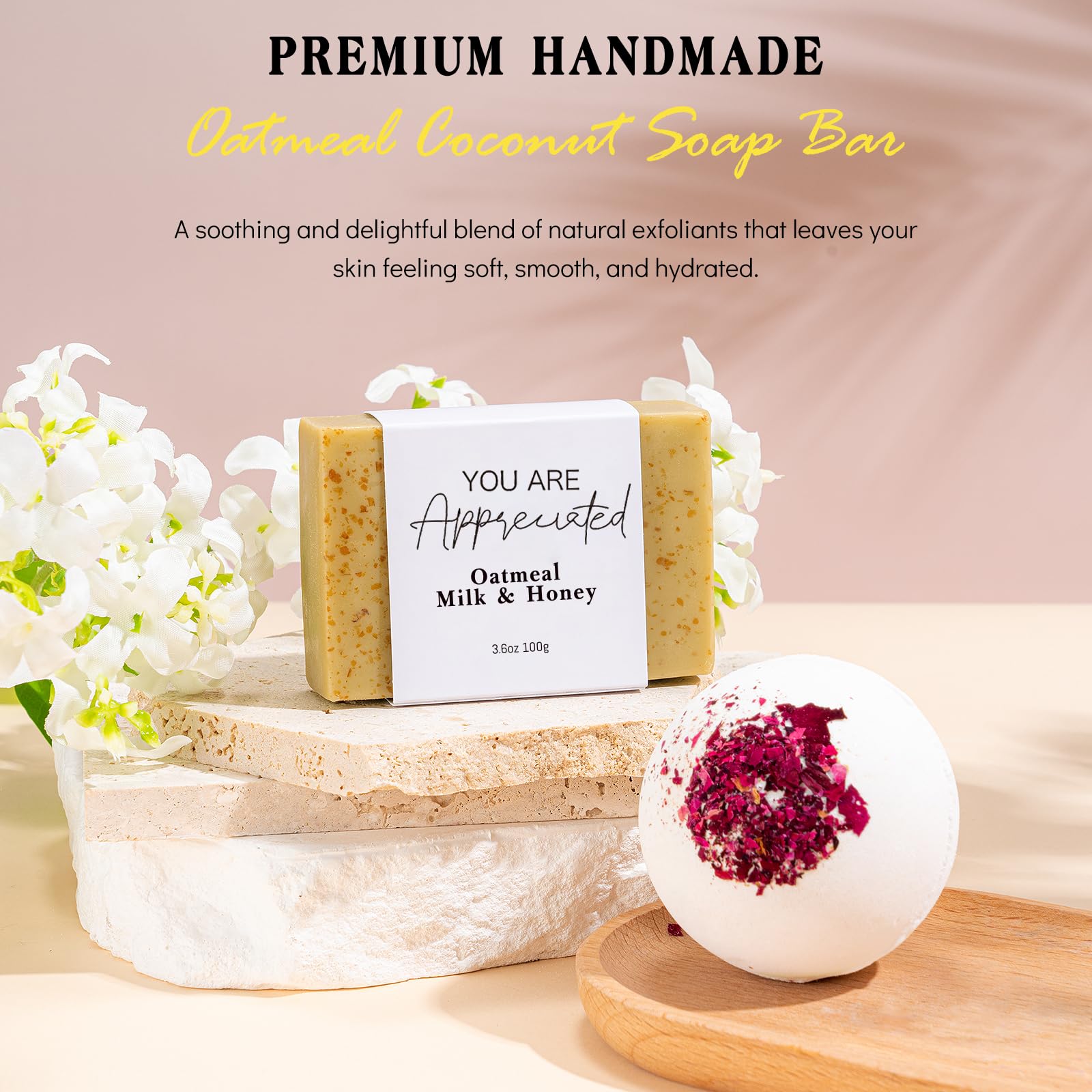 iAOVUEBY You Are Appreciated soap—gentle cleanse with uplifting message.