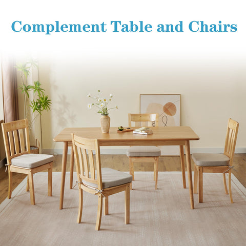 IASEAHK 17x16 inch beige chair pads fit most chairs