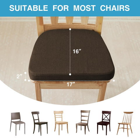 IASEAHK 17x16x2 inch cushions fit most chairs and styles.