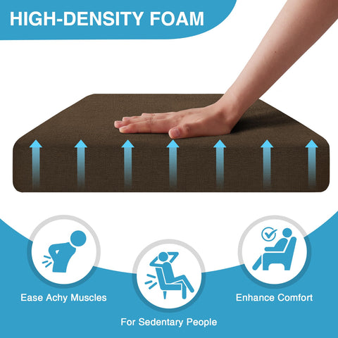 IASEAHK removable cover cushions with hidden zipper for easy cleaning.