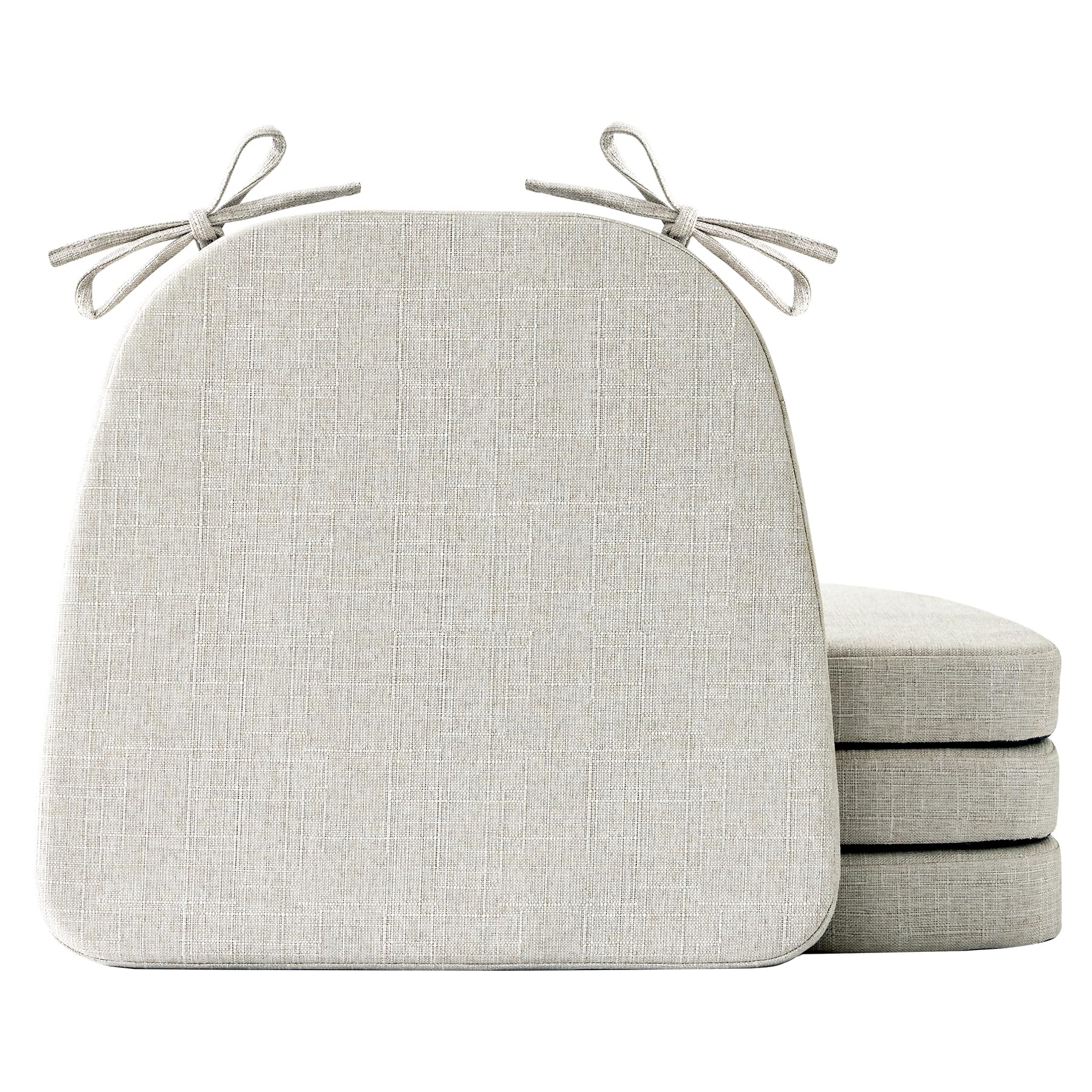 IASEAHK beige dining chair cushions set of 4 on a chair for comfortable seating