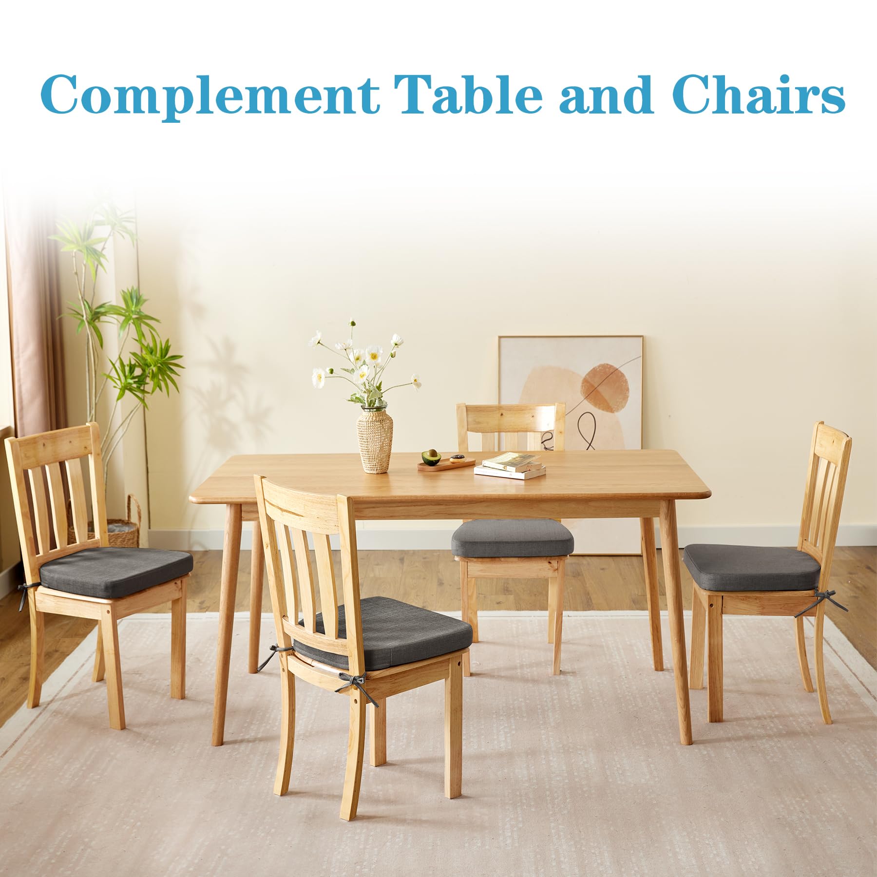 IASEAHK dark grey cushions complement dining spaces