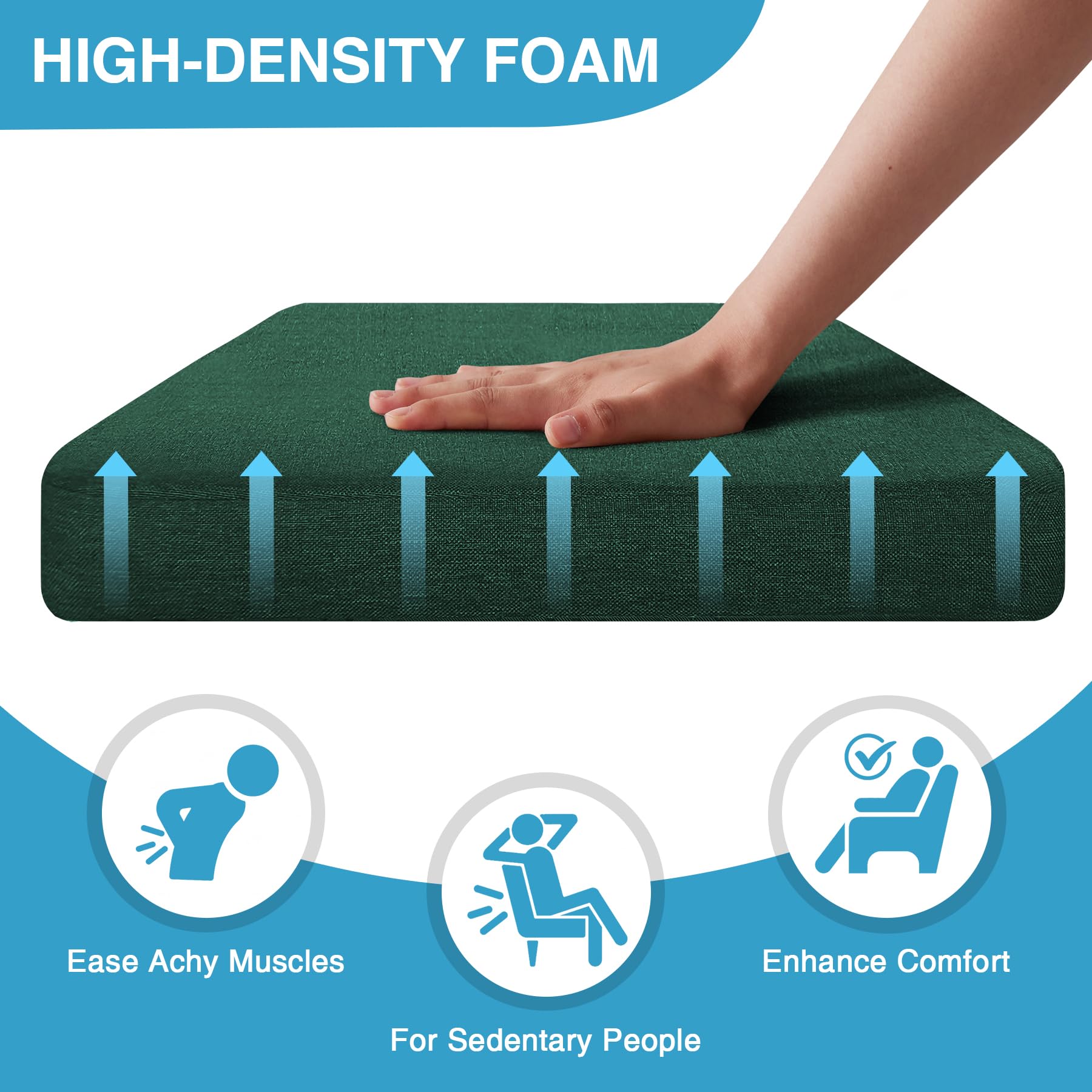 IASEAHK foam-core support cushions contour to the body