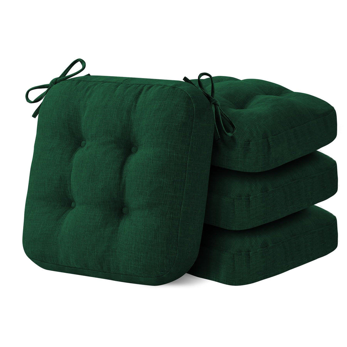 IASEAHK tufted green dining chair cushion adds lasting comfort during meals