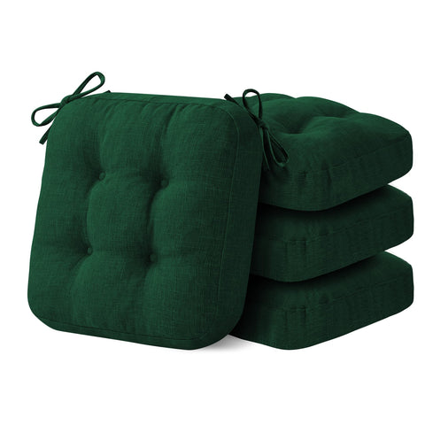 IASEAHK tufted green dining chair cushion adds lasting comfort during meals