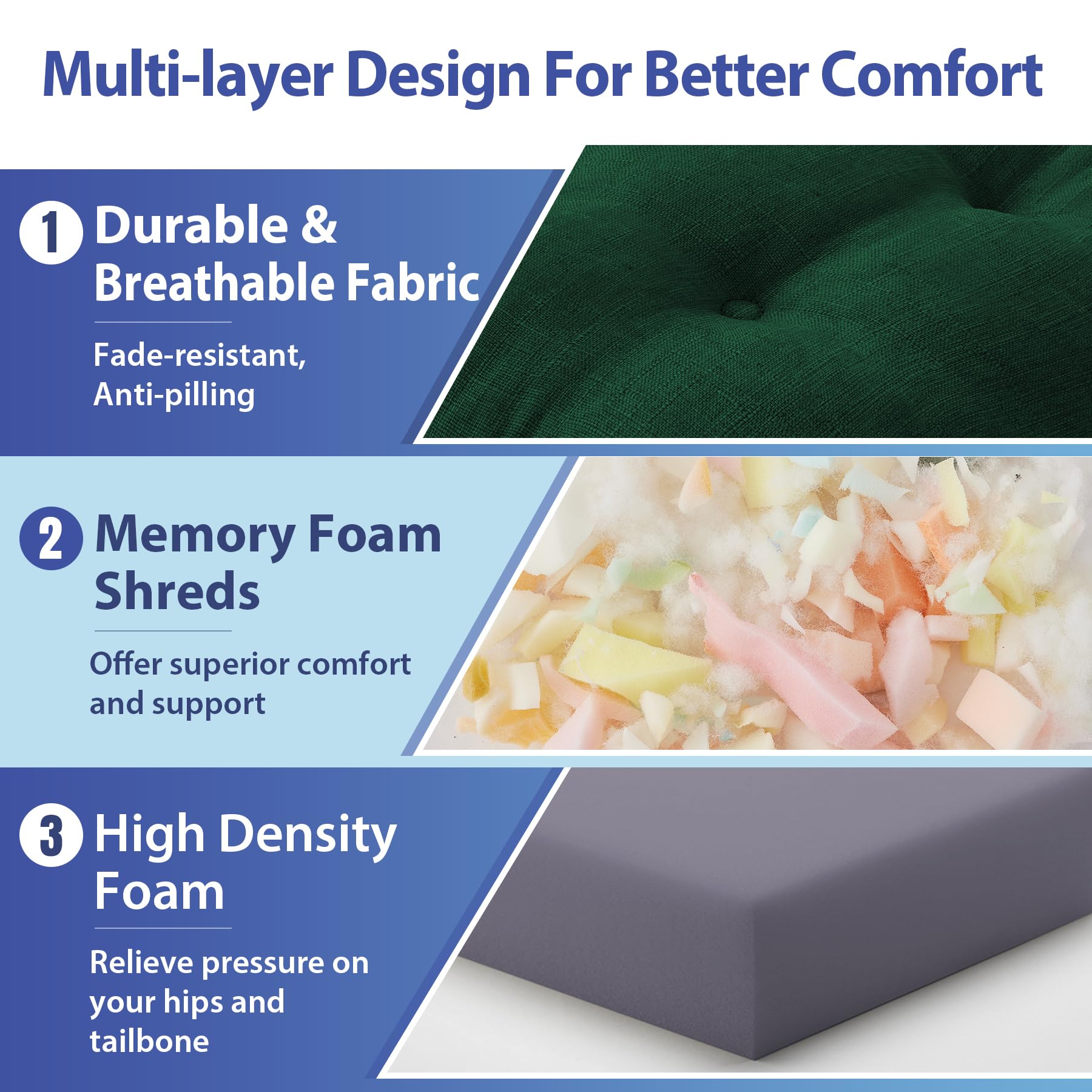 IASEAHK durable fabric withstands frequent use and cleaning