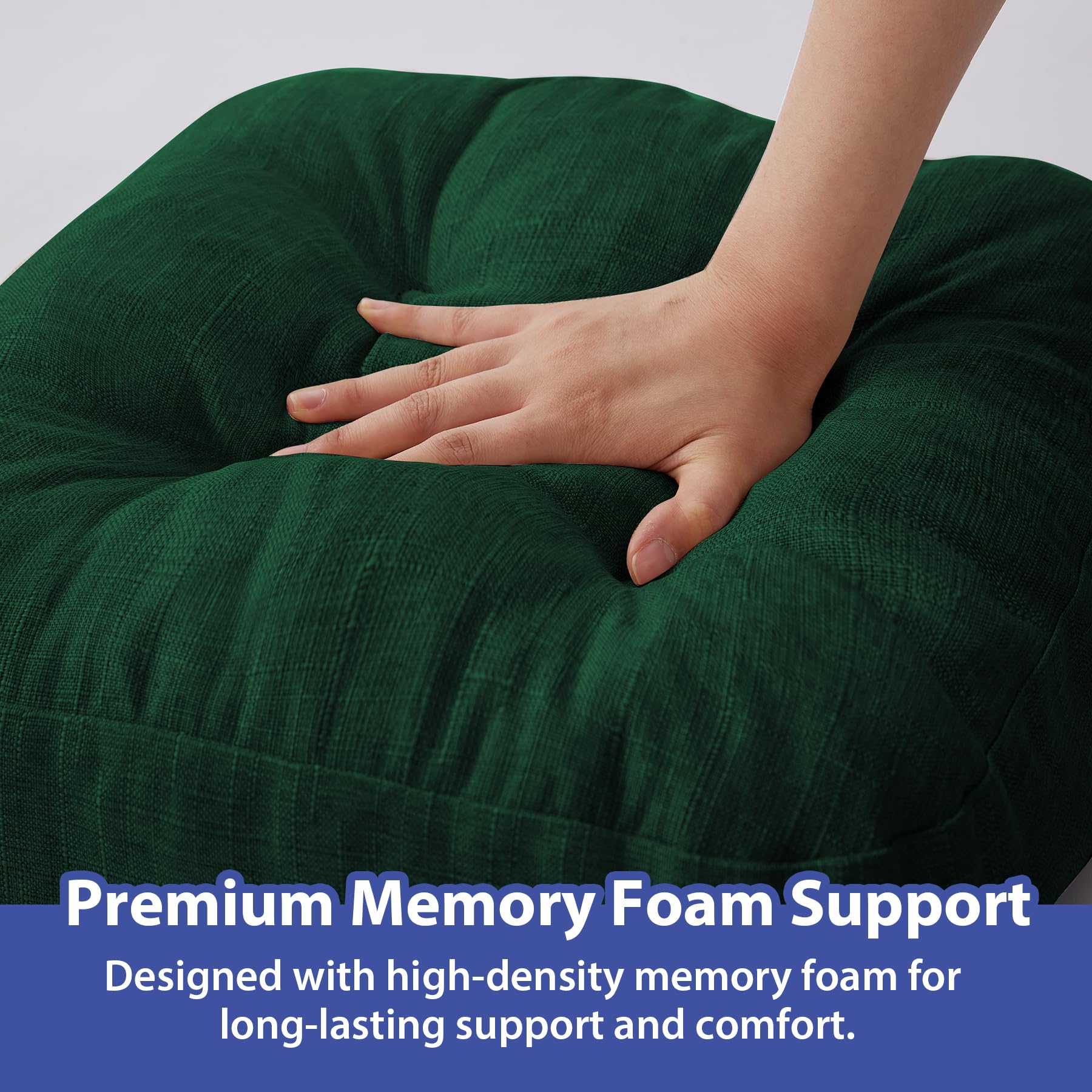 IASEAHK memory-foam layer adapts for comfortable height