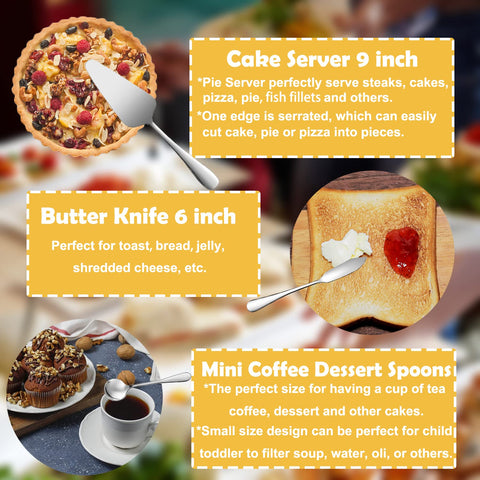 IAXSEE large serving forks provide sturdy grip for platters