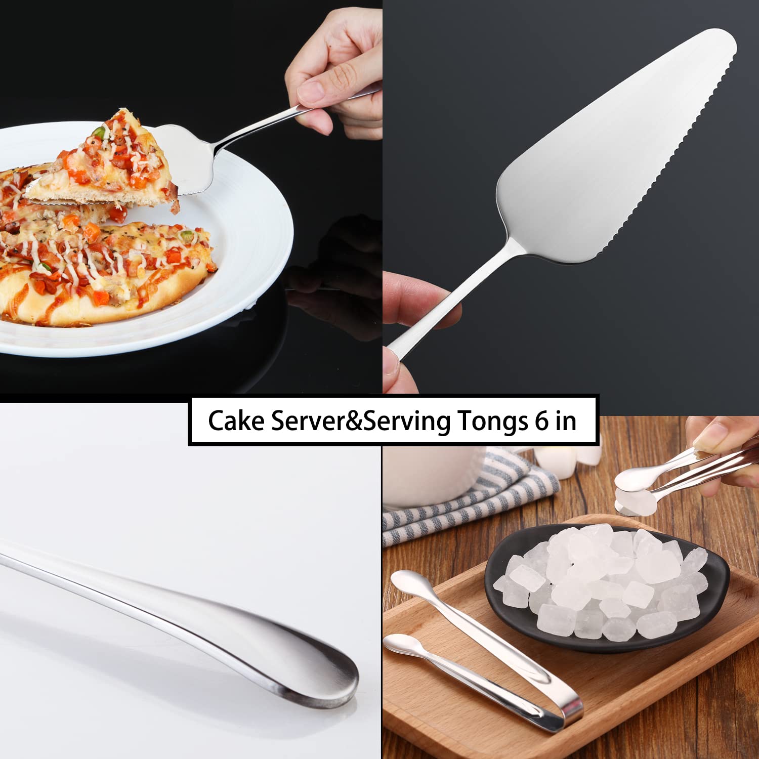 IAXSEE small ice tong keeps ice cubes neat during serving.