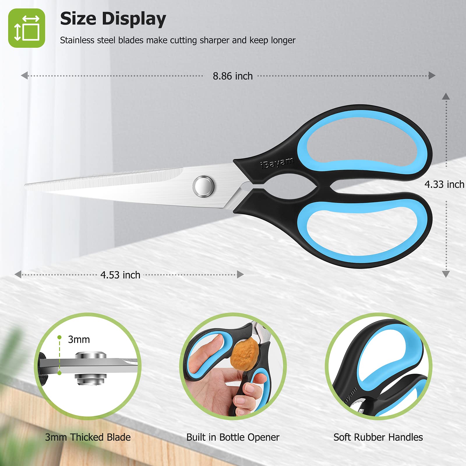 iBayam dishwasher-safe design simplifies cleanup after meal prep