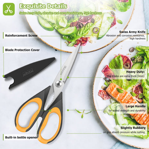 iBayam stainless steel blades deliver strong, clean cuts through tough materials
